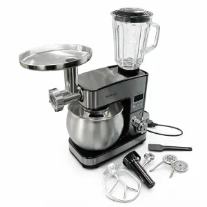Универсальный кухонный комбайн 6л Rainberg RB-8087 Планетарный миксер с тестомесом и блендером 4200Вт