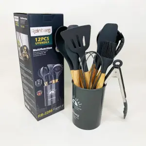Набор кухонных приборов Rainberg RB-2288 Black Gray