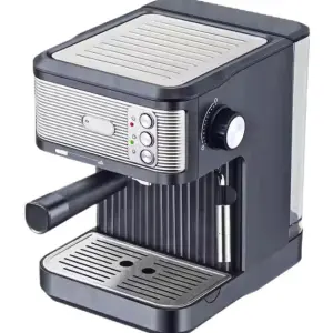 Многофункциональная рожковая кофеварка Crownberg СВ-1569 1200Вт Надежная кофеварка для эспрессо и латтте