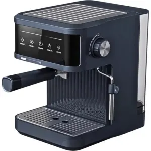 Рожковая кофеварка Crownberg CB-1571 1200Вт кухонная кофемашина с резервуаром 1.8л и сенсорным дисплеем