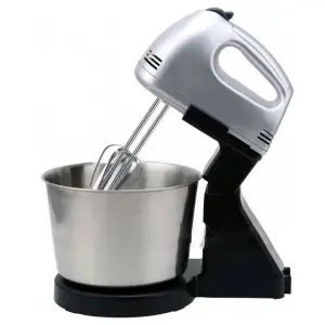 Миксер с чашей Edenberg EB-63362 200Вт серебристый