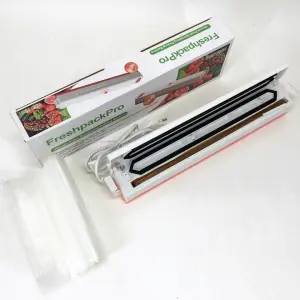 Вакууматор Freshpack Pro вакуумный упаковщик еды, бытовой. Цвет: оранжевый