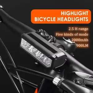 Велофара мощная EOS610-3LED, 900LM
