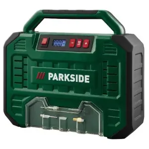 Автомобильный компрессор 12/220в Parkside PMK 150 A1 компрессор для подкачки колёс