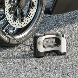 Аккумуляторный компрессор с фонарем Litheli питание от павербанка УМБ Litheli Power Bank 20000 мАч 45Вт