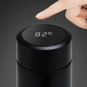 Умный термос с экраном, Термос из нержавейки, Термос с дисплеем температуры, Термос с термометром