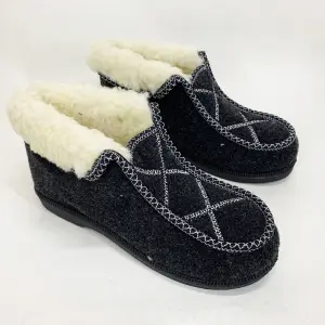 Ботинки женские меховые утепленные 38р 24см, Валенки шитые, Домашние тапочки для женщин