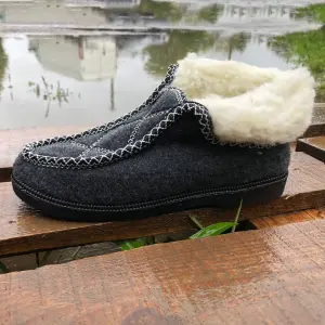 Ботинки женские меховые утепленные 38р 24см, Валенки шитые, Домашние тапочки для женщин