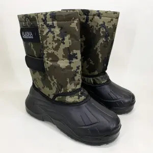 Сапоги мужские утепленные камуфляж 45р 29,5см, Водонепроницаемые теплые резиновые сапоги