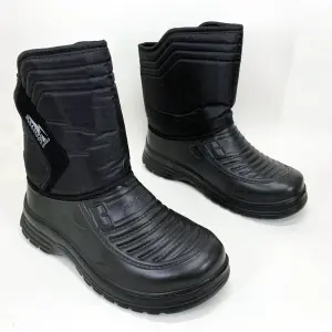 Сапоги мужские черные утепленные 43р 26,5см Теплые водонепроницаемые тактические сапоги для военных