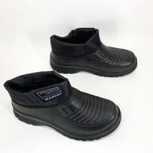 Галоши мужские черные утепленные 43р 27см, Доступная мужская обувь, Туфли мужские спецобувь