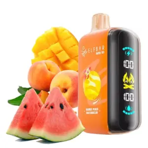 Elf Bar Raya D3 25000. Манго Персик Арбуз (Mango Peach Watermelon)