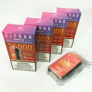 Elf Bar Raya D3 25000. Арбузная жвачка (Watermelon Bubble Gum)