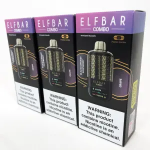 ELF BAR COMBO 25000. Переключение вкусов. Смородина Малина / Виноград (Blackcurrant Raspberry / Grape)