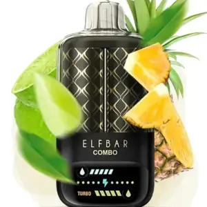 ELF BAR COMBO 25000. Переключение вкусов. Лайм / Ананас (Lime / Pineapple)