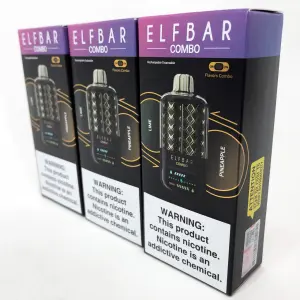 ELF BAR COMBO 25000. Переключение вкусов. Лайм / Ананас (Lime / Pineapple)