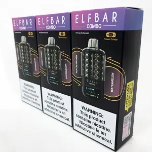 ELF BAR COMBO 25000. Переключение вкусов. Персик Манго / Арбуз (Peach Mango / Watermelon)