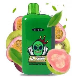 ELF BAR GH 23000 5%. Киви Маракуйя Гуава (Kiwi Passion Fruit Guava)