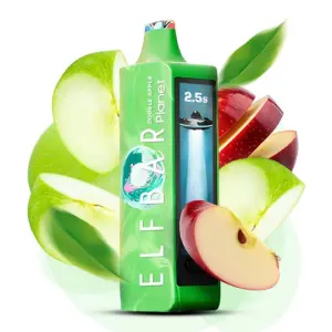 ELF BAR Planet 25000. Яблоко (Double Apple)