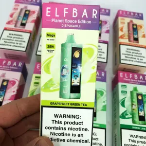 ELF BAR Planet 25000. Зеленый чай с грейпфрутом (Grapefruit Green Tea)