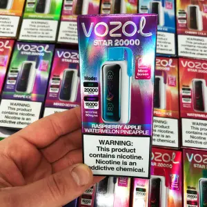 Vozol Star 20000. Малина Яблоко Арбуз Ананас (Raspberry Apple Watermelon Pineapple)