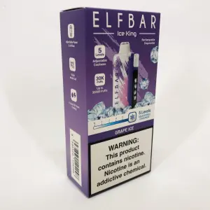 Elf Bar Ice King 30000. Виноград (Grape Ice)