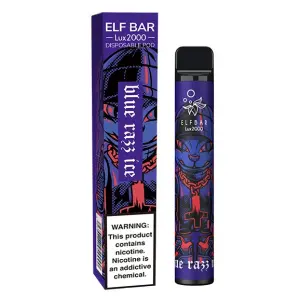 Elf Bar Lux 2000. Синий Лимонад (Blue Razz Ice)