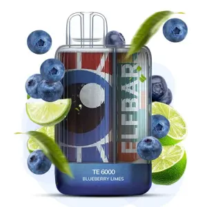 Elf Bar TE6000 5%. Черника Лайм (Blueberry Lime)