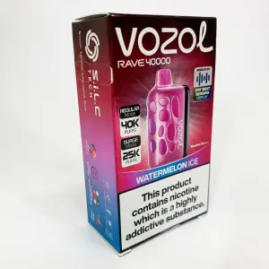 Vozol Rave 40000. Арбуз (Watermelon Ice)