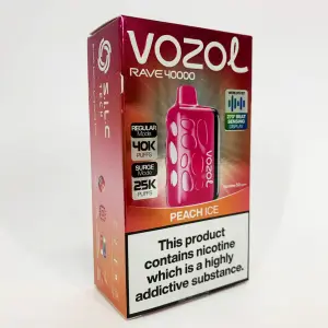 Vozol Rave 40000. Персик (Peach Ice)