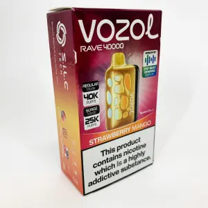 Vozol Rave 40000. Клубника Манго (Strawberry Mango)