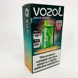 Vozol Rave 40000. Арбузная жвачка (Watermelon Bubblegum)
