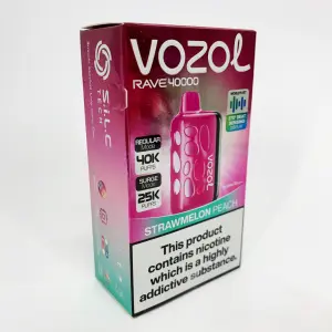 Vozol Rave 40000. Клубника Персик (Strawmelon Peach)