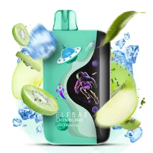 Elf Bar GH 33000 PRO. Яблоко Киви (Apple Kiwi Ice)