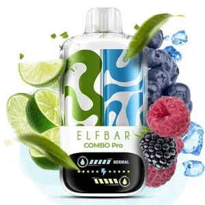ELF BAR Combo Pro 30000 Лайм Синяя малина (Lime Blue Razz)
